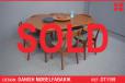 Square teak dining table with 2 extra leaves | Danish Mobelfabrik - view 1