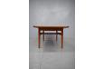 Teak coffee table with leg frame that can be dismantled for transport