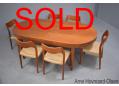 Very large dining table in teak | Arne Hovmand-Olsen