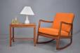 Midcentury teak rocking chair designed by Ole Wanscher model FD120 - view 11