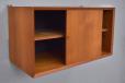 Vintage teak sliding door cabinet | CADO SPARES - view 5