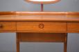Small teak dressing table and chair - Model Birgitta by Carl Malmsten