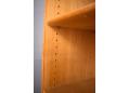 Pre-drilled pposition holes for the brass shelf supports make them quick and easy to move