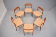 Niels Moller set of 6 refurbished dining chairs model 75 - view 5