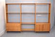 Light oak Hans Wegner design RY100 3 bay room divider - view 2