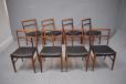 Vintage rosewood dining chairs, Johannes Andersen design