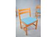 Vinatge oak frame dining chairs model J94 for sale