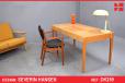 Vintage light oak desk designed by Severin Hansen | Model 36 - view 1