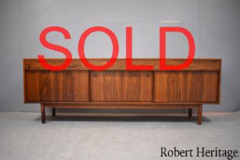 Archie Shine rosewood sideboard | 1964 Robert Heritage design