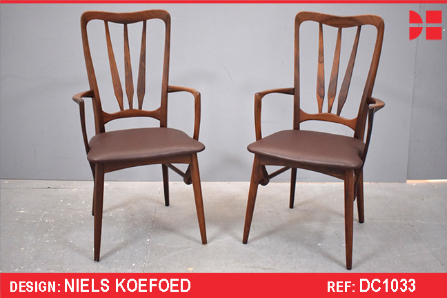 Niels Koefoed carver chairs | Model Ingrid