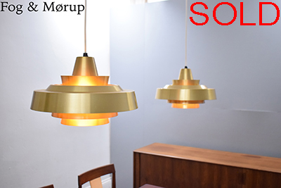 Fog & Mrup brass ringed pendant light | Nova