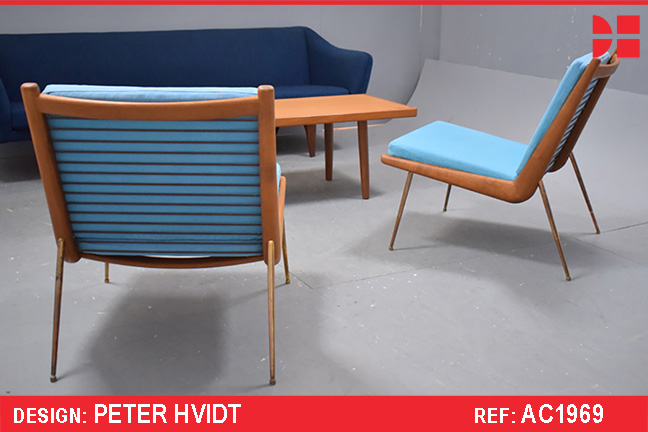 Peter Hvidt pair of BOOMERANG chairs | FD134
