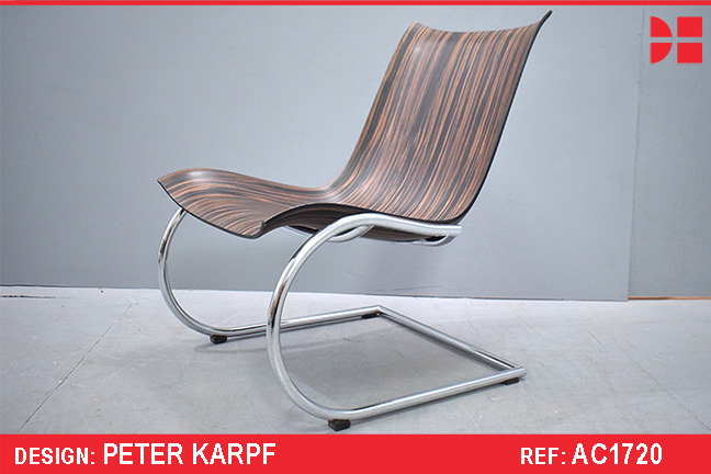 Peter Karpf design low laminated lounger chair