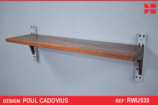 Poul Cadovius rosewood CADO shelf | 22cm deep