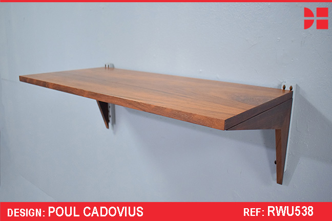 Poul Cadovius rosewood CADO shelf | 38cm deep