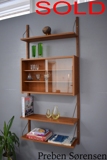 Preben Sorensen PS system | 3 shelves & glass door unit