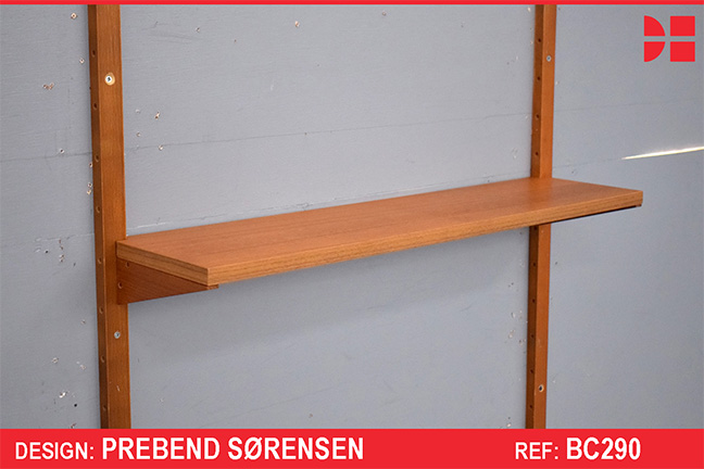 20cm deep vintage teak shelf | PS SPARES