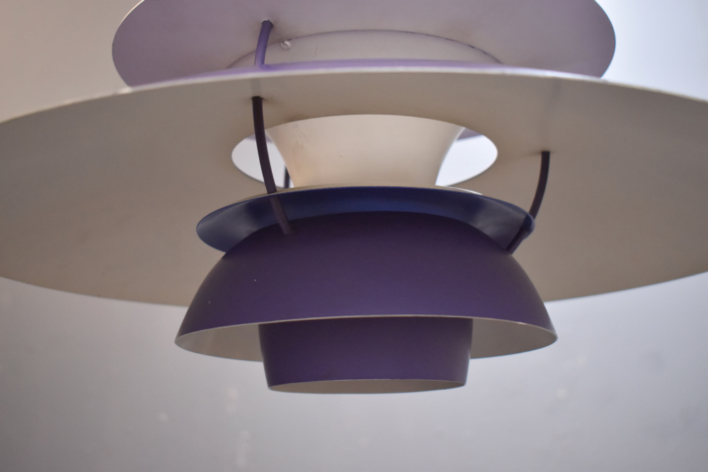 Louis Poulsen PH5 Pendant in purple