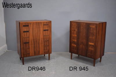 Vintage chest of 6 drawers in rosewood | P WESTERGAARDS