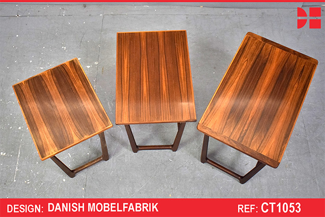 Vintage rosewood nest of tables | Danish Mobelfabrik