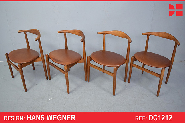 RARE Set of 4 model 4340 dining chairs | Hans Wegner design