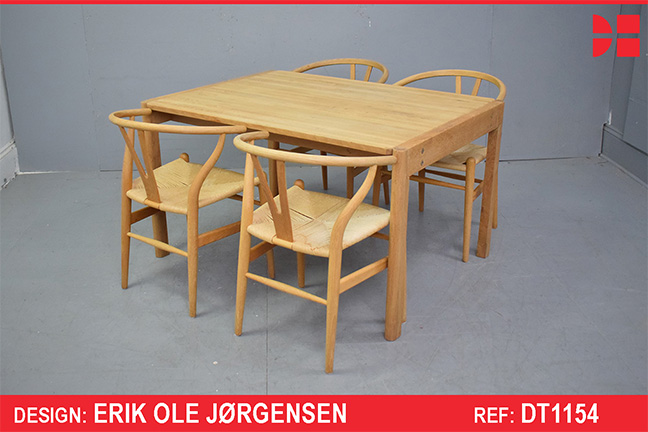 ALBATROS light oak dining table by Erik Ole Jorgensen