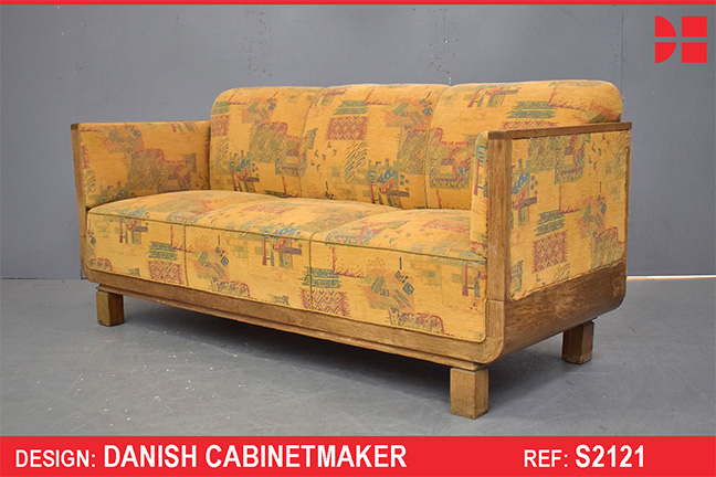 1940s 3 seater sofa produced by Danish Cabinetmaker