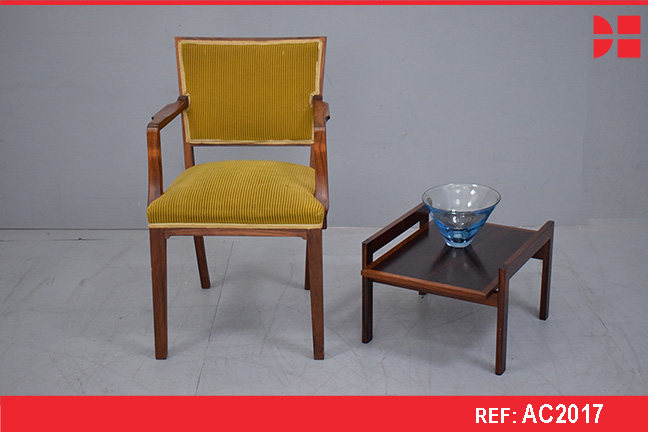vintage rosewod armchair by Danish cabinetmaker 