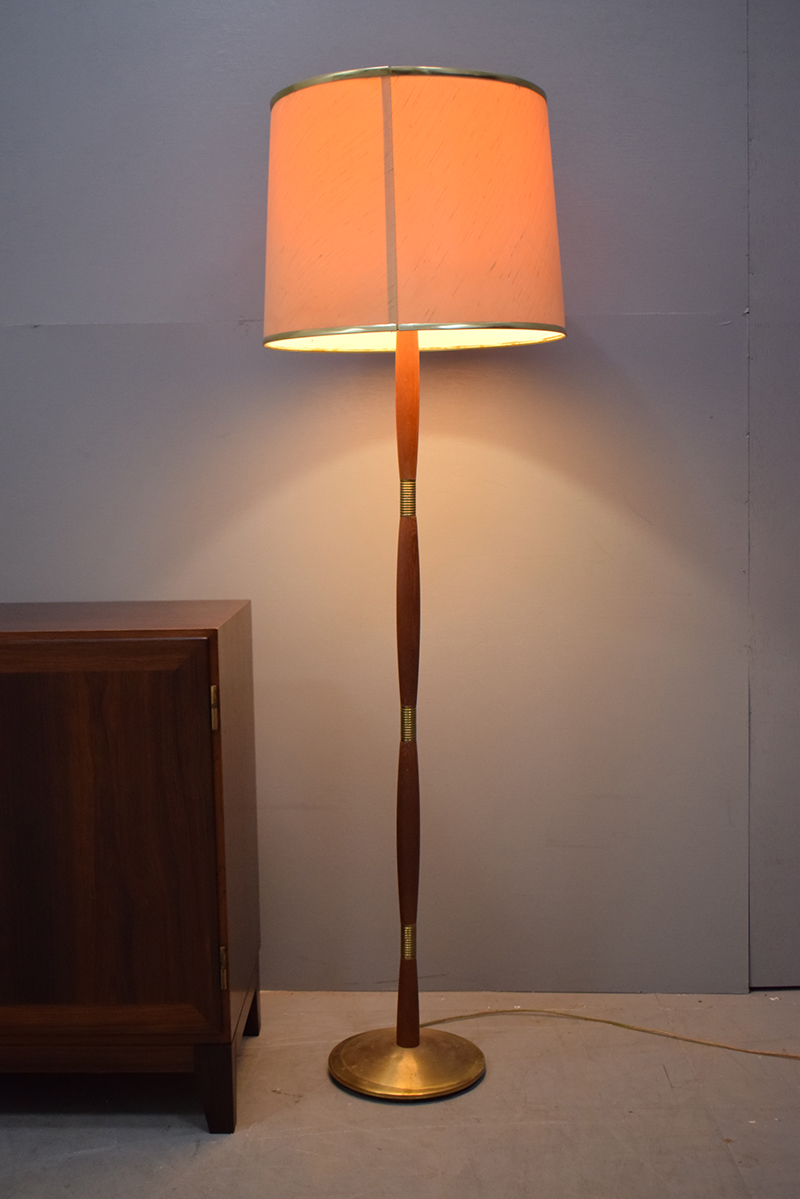Vintage danish teak floor lamp store