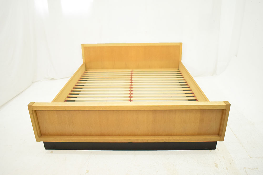 Vintage Danish Double Bed Light Oak, Light Oak Single Bed Frame