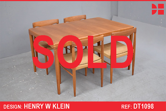 Vintage teak BRAMIN dining suite | Henry W Klein design