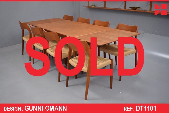 Gunni Omann design teak dining table | Model 50
