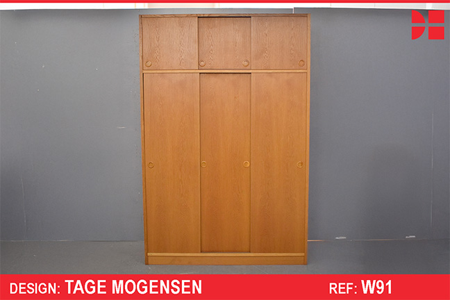 Tage Mogensen TM Line 3 door wardrobe in oak