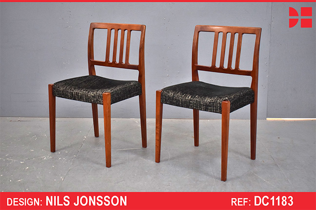 Vintage dining chair designed by Nils Jonsson for Troeds
