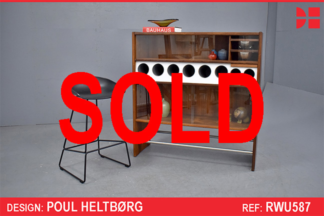 Vintage rosewood dry-bar designed by Poul Heltborg | Model HM3