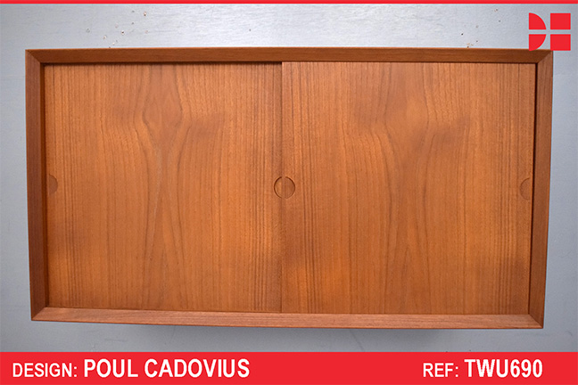 Vintage teak sliding door cabinet | CADO SPARES