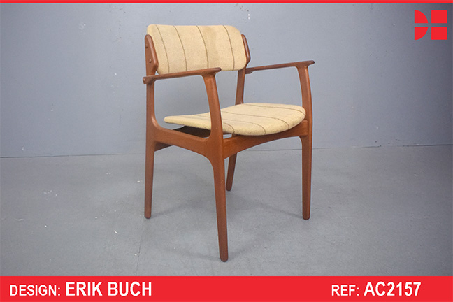 Vintage teak carver chair model OD50 by Erik Buch