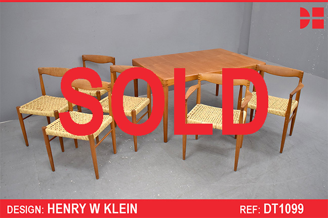 Henry W Klein design dining table and chairs set | BRAMIN