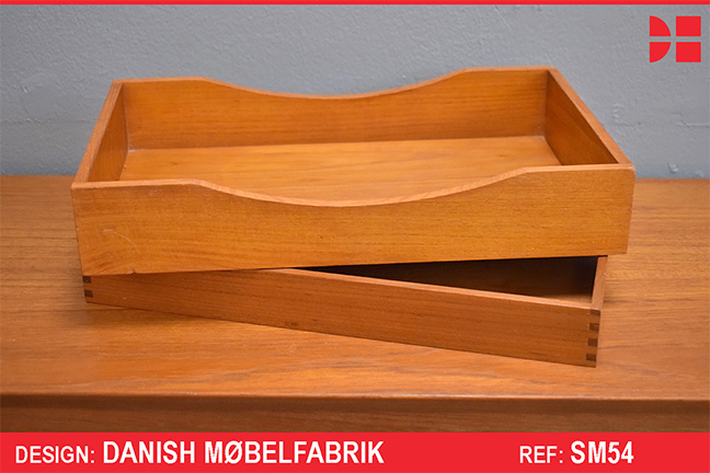 1960s teak organiser tray | Danish Mobelfabrik