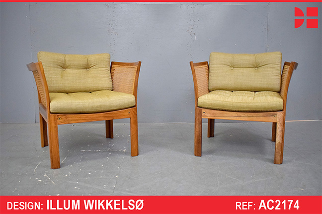 Illum Wikkelso PLEXUS armchair in vintage teak | CFC Silkeborg
