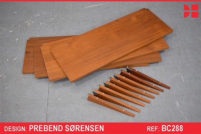 30cm deep vintage teak shelf | PS SPARES