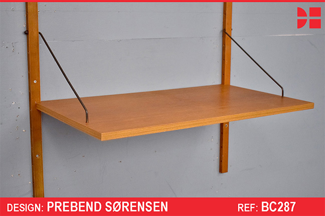 45cm deep vintage teak shelf | PS SPARES