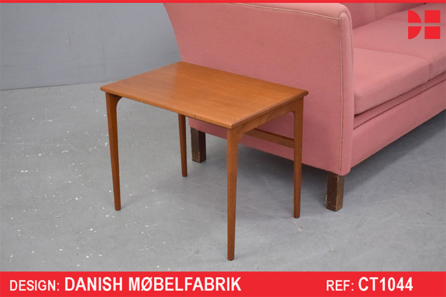 Large teak side table by Danish Mobelfabrik